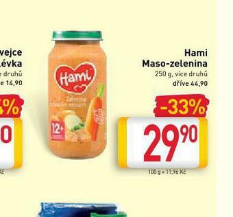 Billa Hami maso-zelenina nabídka