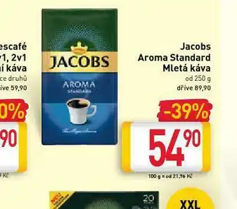 Káva jacobs aroma standard