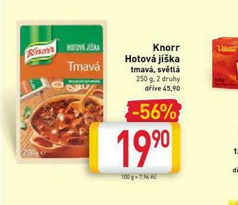 Billa Knorr hotová jíška nabídka