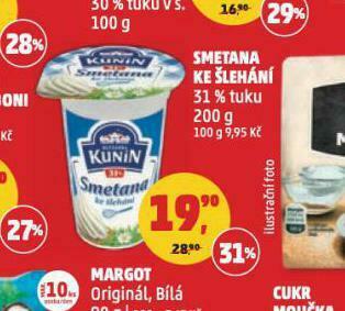 Penny Market Smetana ke šlehání nabídka