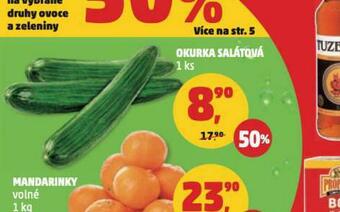 Penny Market Okurka salátová nabídka