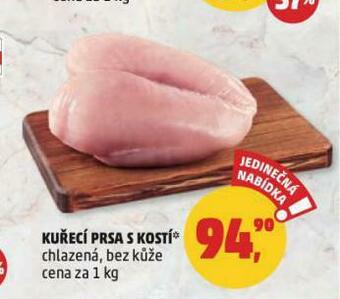 Penny Market Kuřecí prsa s kostí nabídka