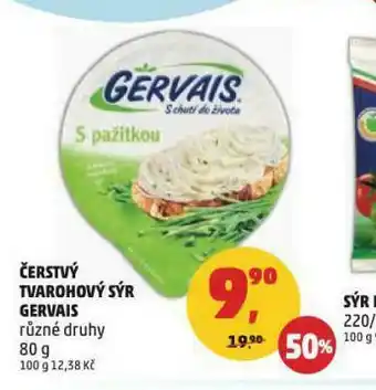 Penny Market Gervais čerstvý tvarohový sýr nabídka
