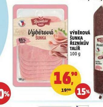 Penny Market Výběrová šunka nabídka