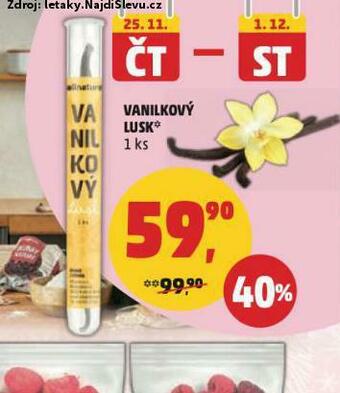 Penny Market Vanilkový lusk nabídka