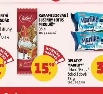 Penny Market Karamelizované sušenky lotus mikuláš nabídka