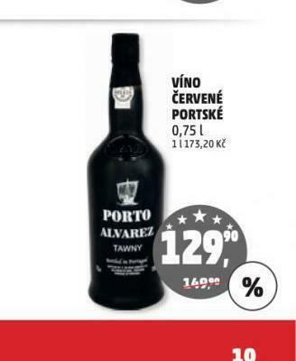 Penny Market Víno červené portské nabídka