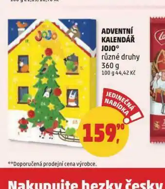 Penny Market Jojo adventní kalendář nabídka