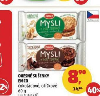 Ovesné sušenky emco