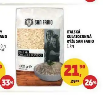 Penny Market Italská kulatozrnná rýže san fabio nabídka