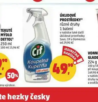 Cif úklidové prostředky