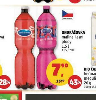 Penny Market Ondrášovka malina, lesní plody nabídka