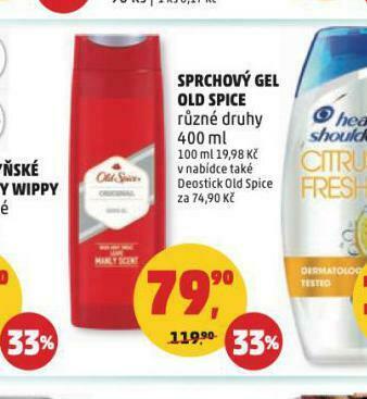 Penny Market Old spice sprchový gel nabídka
