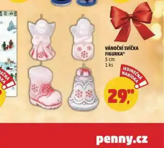 Penny Market Vánoční svíčka figurka nabídka
