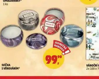 Penny Market Svíčka s věnováním nabídka