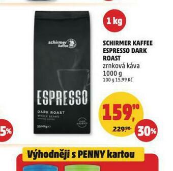 Schirmer kaffee espresso dark roast