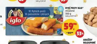 Penny Market Rybí prsty iglo nabídka