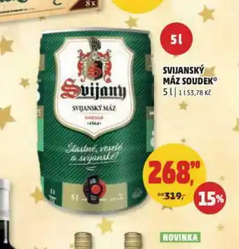 Penny Market Pivo svijanský máz soudek nabídka