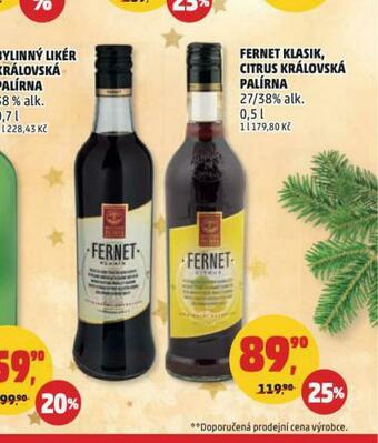 Penny Market Fernet klasik nabídka