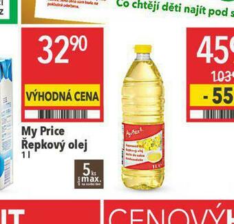 Globus My price řepkový olej nabídka