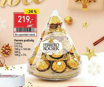Globus Ferrero pralinky nabídka