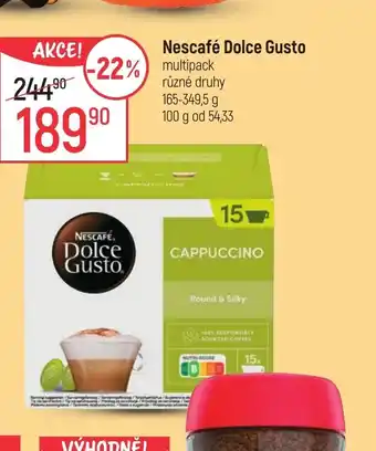 Globus Nescafé Dolce Gusto nabídka