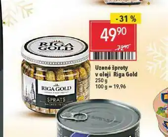 Globus Uzené šproty v oleji riga gold nabídka