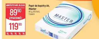 Globus Papír do kopírky A4, Master nabídka