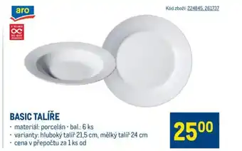 Makro Basic talíře nabídka