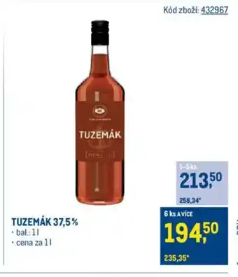 Makro TUZEMÁK 37,5% nabídka