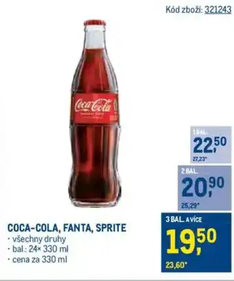 Makro Coca-cola, fanta, sprite nabídka