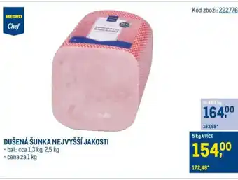 Makro Dušená šunka nejvyšší jakosti nabídka