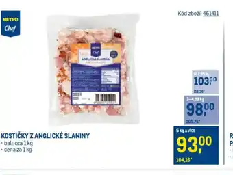 Makro Kostičky z anglické slaniny nabídka