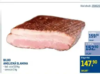 Makro Bilbo anglická slanina nabídka