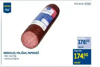 Makro Herkules, poličan, paprikáš nabídka