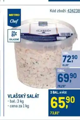 Makro Vlašský salát nabídka