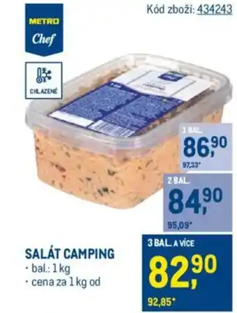 Makro Salát camping nabídka