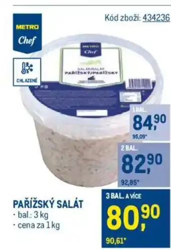 Makro Pařížský salát nabídka