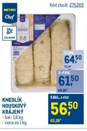 Makro Knedlík houskový krájený nabídka