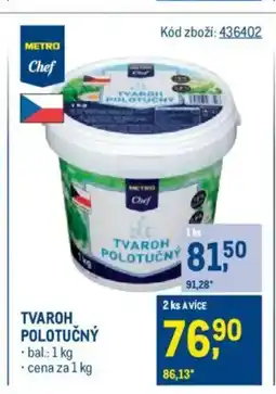 Makro Tvaroh polotučný nabídka