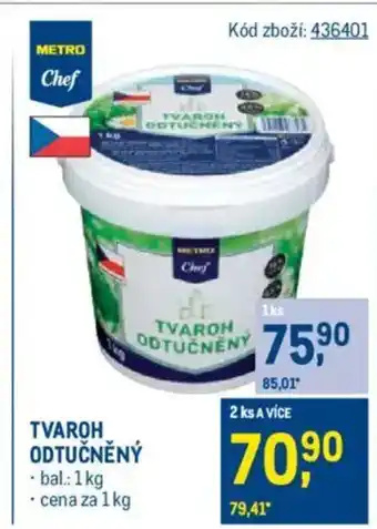 Makro Tvaroh odtučněný nabídka