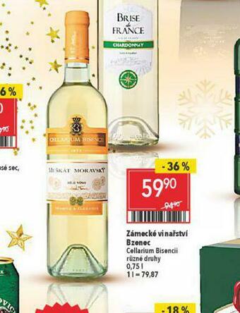 Globus Zámecké vinařství bzenec nabídka