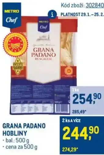 Makro Grana padano hobliny nabídka