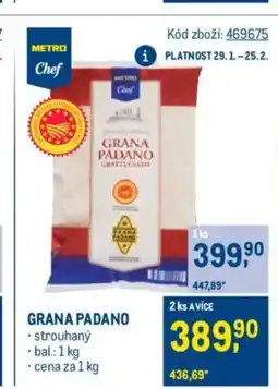 Makro Grana padano nabídka