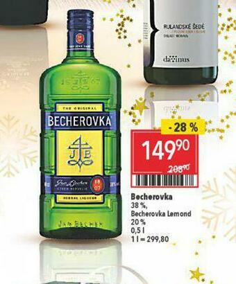 Globus Becherovka nabídka