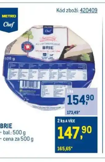 Makro Brie nabídka