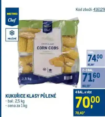 Makro Kukuřice klasy půlené nabídka