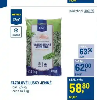 Makro Fazolové lusky jemné nabídka