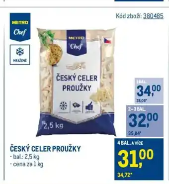 Makro Český celer proužky nabídka