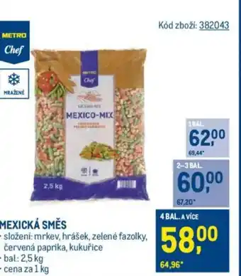 Makro Mexická směs nabídka